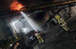 Bombeiros de Lafaiete agem rápido e controlam incêndio em empresa de metalurgia