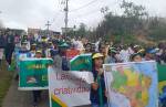 Caminhada cívica une comunidade escolar do CAIC em comemoração à independência