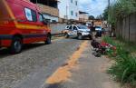 Lafaiete: óleo derramado  em rua provoca acidente e mata adolescente no bairro Triângulo
