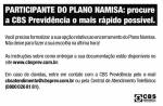 Participante do Plano Namisa deve formalizar a opção sobre seu encerramento 