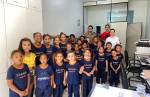 Alunos de escola municipal de Congonhas visitam o 31º Batalhão da Polícia Militar 