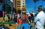 Prefeitura de Lafaiete entrega obras de reforma da quadra de esportes no bairro Campo Alegre