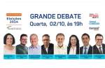 Debate final entre os candidatos a prefeito de Lafaiete acontece hoje, 02/10