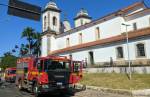 Bombeiros evitam tragédia em incêndio na Igreja Nossa Senhora da Conceição em Lafaiete